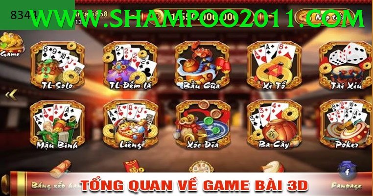 Game Bài 3D - Trải nghiệm tuyệt vời